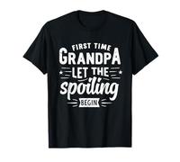 First Time Grandpa Let The Spoiling Begin Future Grandpa T-Shirt