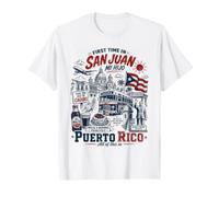 First Time in San Juan Puerto Rico PR Viral Meme Vacation T-Shirt