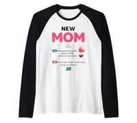 First Time Mama Definition Meaning new mom Raglan Baseball Tee