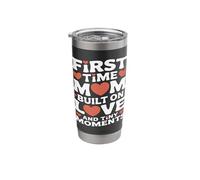 First Time Mom Built On Love and Tiny Moments Stainless Steel Insulated Tumbler