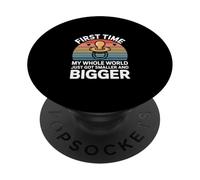 First Time Mom My Whole World Smaller Bigger PopSockets Adhesive PopGrip