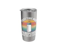 First Time Mom Sleepless But So in Love Stainless Steel Insulated Tumbler