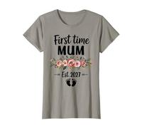 First Time Mum 2027 Floral Mothers Day Promoted to Mum 2027 T-Shirt