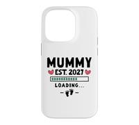 First Time Mummy Est 2027 Pregnancy Announcement for New Mum Case for iPhone 14 Pro