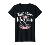 First Time Nanna 2025 Mother's Day Soon To Be Mom Pregnancy T-Shirt