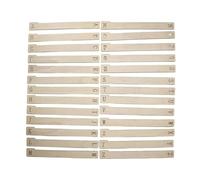 First to Last Wooden Shelf Markers 13/26Pcs for Classifying Books Music Albums and Kitchen Utensils Wooden Letter Separators