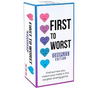 First to Worst Party Game - Couples Connection | Adult Relationship Card Game for Date Nights | Funny Ranking & Guessing Board Game for Friends, Valentine’s Day & Gift Ideas
