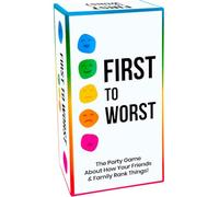 FIRST TO WORST Party Game - The Card Game of Polarizing Priorities - How Will Your Friends and Family Rank Things? - for Kids, Adults, Families, Fun Parties and Board Games Night with Your Group