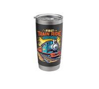First Train Ride Railway Adventure Scenic Travel Memory Gear Stainless Steel Insulated Tumbler
