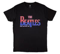 First USA Visit T-Shirt The Beatles Black M