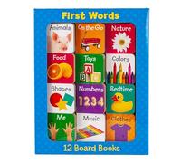 First Words 12 Mini Board Books - Paperback NEW Publishing, Wes 01/08/2019