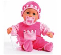Bayer Design 15inch First Words Baby Doll (Pink)