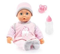 First Words Baby Doll Pink With Accessories Bayer Design Genuine