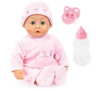 First Words Baby Doll Pink With Accessories Bayer Design Genuine