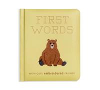 First Words with Cute Embroidered Friends: A Padded Board Book for Infants and Toddlers featuring First Words and Adorable Embroidery Pictures (Crafty First Words)