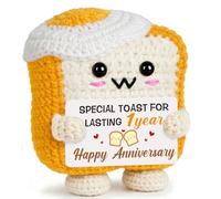 First Year Anniversary Ideas Gifts, 1st Wedding Gift-Positive Crochet Toast