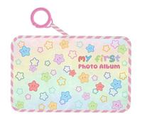 First Year Photo Album Soft Oxford Fabric Baby Book Holds 4x6 Images Portable Souvenirs Rainbow for Sensory Book Soft