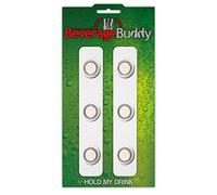 FIRST4MAGNETS Beverage Buddy Storage for Your Fridge (6 Bottles), White, 25 x 10 x 1 cm
