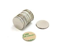 first4magnets™ F2015NA-10 Magnet Expert® Adhesive 20mm dia x 1.5mm N42 Neodymium Magnet - 2kg Pull ( North ) ( Pack of 10 )