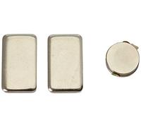 FIRST4MAGNETS F2015NA-4 Adhesive 20mm Dia x 1.5mm N42 Neodymium Magnet-2kg Pull (North) (Pack of 4), Set of 4 Pieces