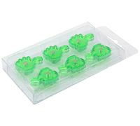 FIRST4MAGNETS F4MHANDG-1 Green Hand Shaped Thumbs Up Magnet (22mm Dia x 4mm high) (1 Pack of 12), Set of 12 Pieces