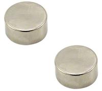 FIRST4MAGNETS F646-N38SH-2 20mm Dia x 10mm Thick N35SH Neodymium Magnet-11.2kg Pull (High Temp) (Pack of 2), Set of 2 Pieces