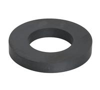 first4magnets™ FR723910-1 Magnet Expert 72mm O.D. x 39mm I.D. x 10mm thick Y30BH Ferrite Ring Magnet - 5.5kg Pull ( Pack of 1 )