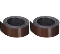 FIRST4MAGNETS MagFlex® 25.4mm Wide Flexible Magnetic Tape - Premium Self Adhesive - Polarity A (1 Metre Length) (Pack of 2)