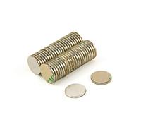 FIRST4MAGNETS Magnet Expert® Adhesive 10mm Dia x 1mm N42 Neodymium Magnet - 0.58kg Pull (North) (Pack of 50)