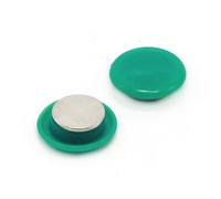 first4magnets™ Magnet Experts F4M30ND2-GREEN-2 High Power Notice Board/Planning Magnet, Green (Pack of 2)