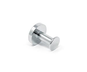 FIRST4MAGNETS Magnetic Multi-Purpose Hooks - No Tools Required - Use with Any Ferrous Surface or Included Adhesive-Backed Steel Discs - Perfect for Coats, Hats and Bags (Pack of 2) (Nickel)