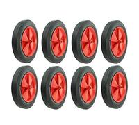 First4spares 10" Solid Wheelbarrow Slim Wheel for Garden Trolley/Barrow/Go Cart/Trailer (Pack of 8)