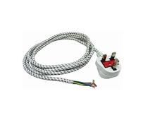 First4Spares 2.5 Metre Steam Iron Lead Cable Flex Cord & Plug