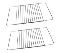 First4Spares 2 Pack of Adjustable Width Stainless Steel Oven Shelves for Smeg Cookers