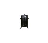 First4Spares 3 in 1 Round Charcoal BBQ Grill & Smoker with Hangers and Built in Thermostat,Black