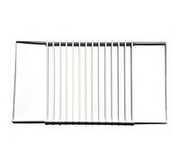 First4Spares Adjustable Plastic Coated Shelf with Screw Fix Extendable Arms for All Makes and Models of Refrigerator/Fridge Freezer, White