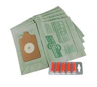 First4Spares Deluxe Paper Dust Bag & Freshener 5 Pack for Numatic Henry Hetty Basil Cylinder Vacuum Cleaners (5 Bags, 5 Fresheners)