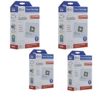 First4Spares High Filtration, Extra Capacity, Microfibre Bags Compatible With Goblin, Morphy Richards, Topo Vacuum Cleaners Pack Of 20