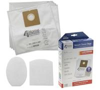 First4Spares Microfibre Vacuum Cleaner Hoover Dust Bags + 2 Filters for Matsui 9002565472 & 1912668000