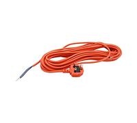 First4Spares Orange 12 metre Replacement Flex Cable with 3 Pin Plug & Loose Ends For Hard Wiring