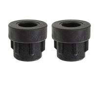 First4Spares Pack of 2 Black Plastic Reducing Bush for Wheelbarrows | 25mm