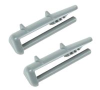 First4spares Plastic Rear Rail End Caps for Beko Dishwashers (Pack of 2)