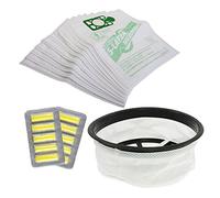 First4Spares Premium Microfibre Dustbag Filter Kit for Numatic Henry Hetty George Basil Vacuum Cleaners - Pack of 10 Bags, 10 Fresheners & Replacement 12" Filter