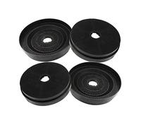 First4Spares Premium Replacement Anti-Odour Carbon Filters for Baumatic ST1 Type Cooker Hoods - Pack of 4