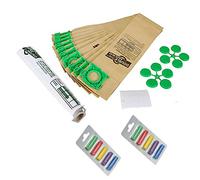 First4spares Premium Service Kit For Sebo X Series Upright Vacuum Cleaner Vacuum Cleaners - Pack of 10 Bags with replacement filters & in bag vacuum fresheners