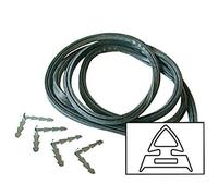 First4Spares Replacement 4-Sided Oven Door Seal & 90° Mounting Clips for Bosch, Neff & Siemens Oven Cookers