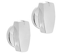 First4spares Replacement Chrome Control Knob for Belling 444440222, 444445410, 444445413, Countryrange & 100DF Range Cookers (2)