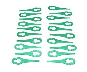 First4Spares Replacement Qualcast Lawnmower Blades for Qualcast Accutrim, Easytrim and Hoversafe Lawnmowers - Pack of 20 | 20 Pack, QT028 Replacement Blades, Bosch Compatible, Qualcast Compatible, Sovereign Compatible, Durable Plastic, Easy Fit
