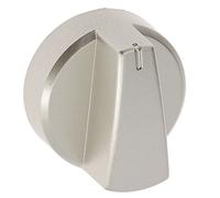 First4spares Replacement Switch Control Knob for Belling Hobs - Silver