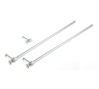 First4Spares Silver Door Handles for All Makes Models of Ovens Pack of 2